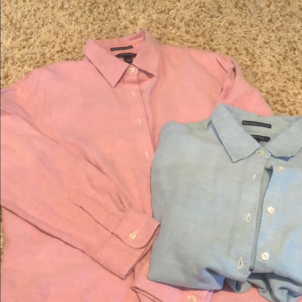 Land’s End Portuguese Flannel set of 2 shirts